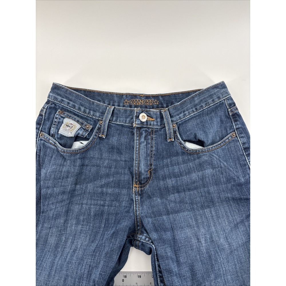 Cinch Jeans Mens 29x34 Blue Denim Casual Western Workwear Cowboy